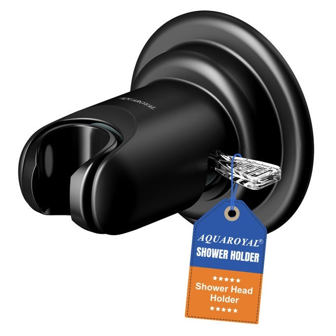 SHOWER HEAD HOLDER WITH SUCTION CUPHANDHELD ADJUSTABLE NO DRILL BATHROOM WALL MOUNT FOR TILEGLASS