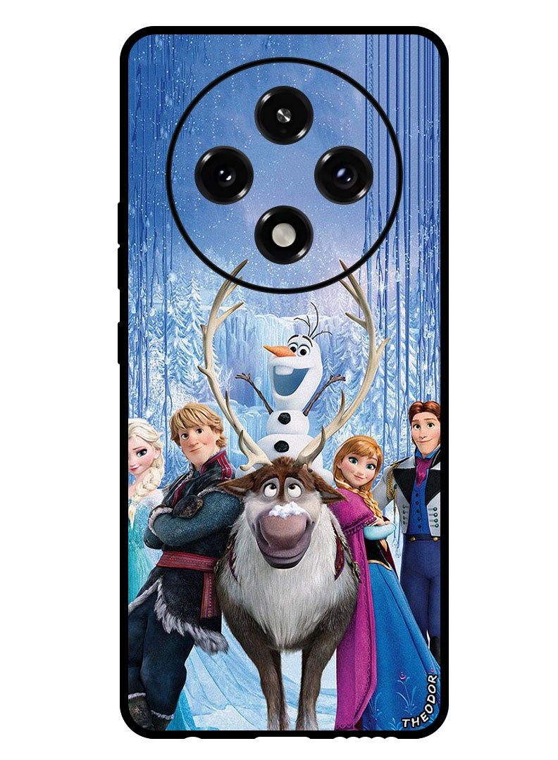 Theodor Protective Case Anti Scratch Shock Proof Bumper Cover For Oppo A3 Pro Anna Elsa Ice - Image 1