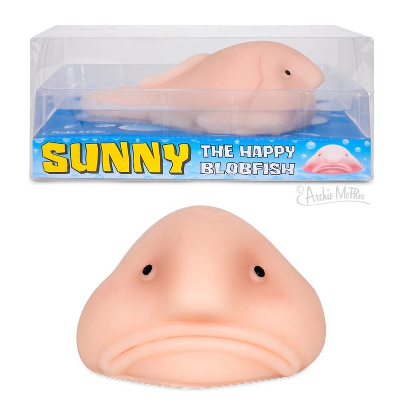 Accoutrements Sunny The Blobfish - Novelty Toy- Squishy Toy - Image 1