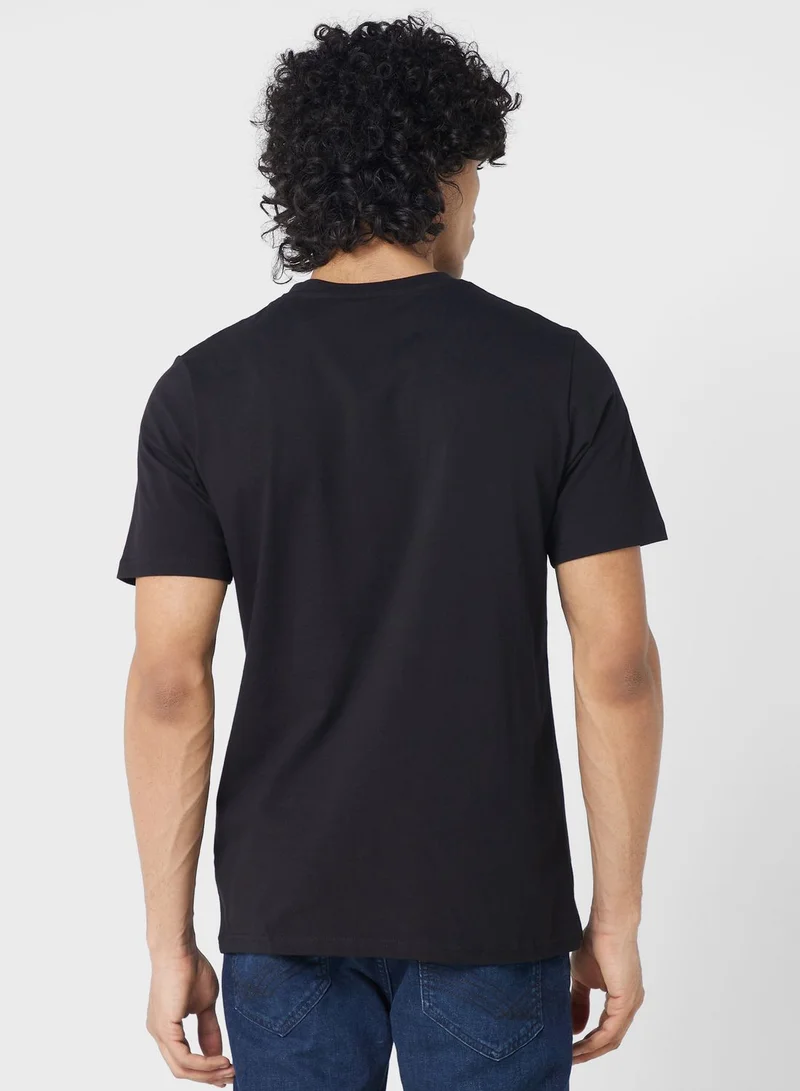 SP Characters Mickey Mouse Print Crew Neck T-Shirt