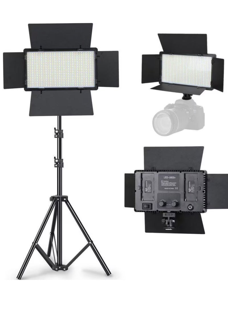 Professional Photo & Video Pro LED 600  Light Kit - Image 1
