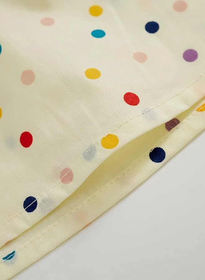 Take Two Take Two Girls Polka Dot Print Cotton Top