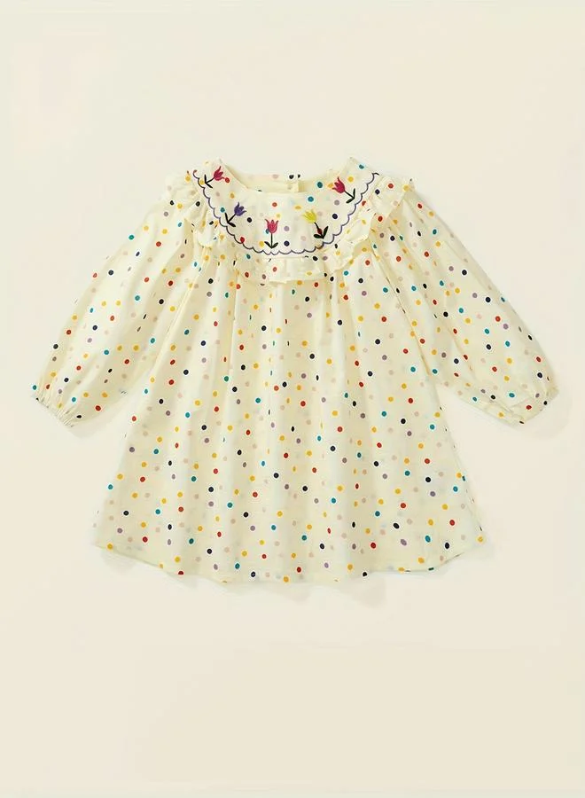 Take Two Take Two Girls Polka Dot Print Cotton Top