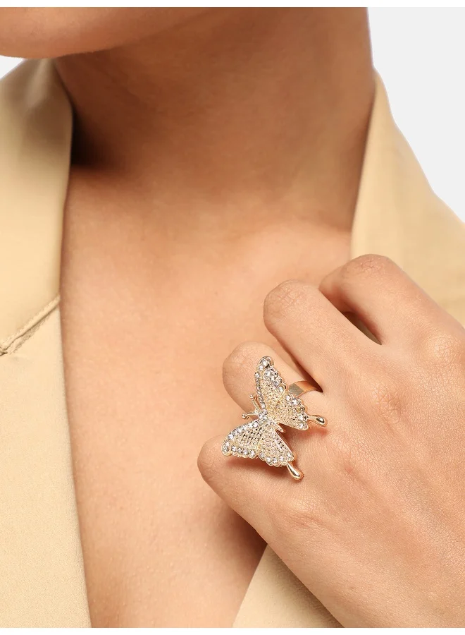 SOHI Party Designer Stone Artificial Ring Jewellery