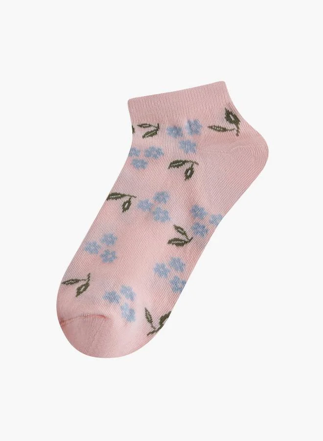 Celeste Assorted Ankle Length Socks - Set of 5