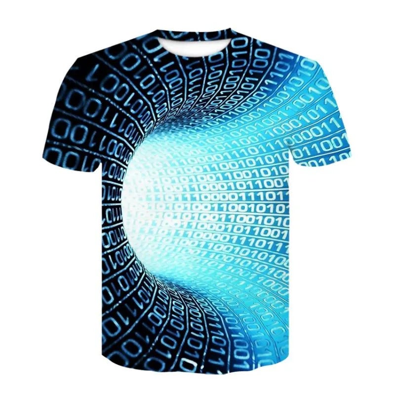 2025 Direct Selling 3D Digital Printing Digital Short Sleeve Loose Casual Adult Men'S T-Shirt - Image 3