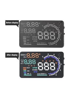 KASTWAVE HUD Display for Cars OBD2, A8 Head-up Display 5.5 inches, Plug & Play Digital Speedometer MPH RPM, Overspeed Warning, Universal OBDII, EUOBD Auto Speed Heads Up Windshield Display for Cars  - Image 2
