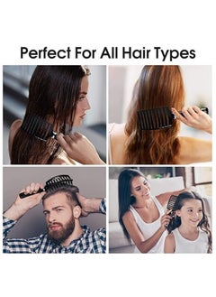 Generic Hair Brush, Professional Curved Vented Brush for Faster Blow Drying for Women, Men, Paddle Detangling Brush for Wet Dry Curly Thick Straight Hair  - Image 5