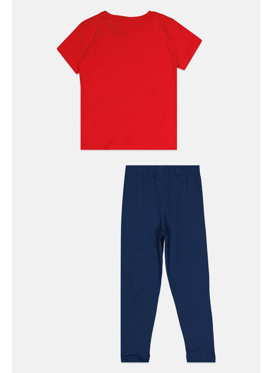 Disney Kids Boy 2 Pieces Mickey Mouse Pajama Set, Multicolor  - Image 2