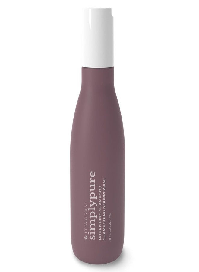It Works! Simplypure Nourishing Shampoo 8 Fl. Oz Bottle - Nourishes and Maintains Hair Softness, Adds Moisture, Smooths Hair, Helps Diffuse Frizz, Nourishes Hair and Scalp, Helps Maintain Hair Color - Image 1