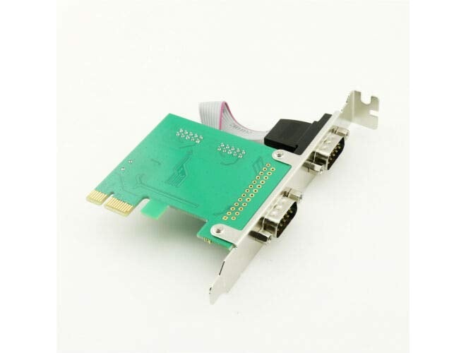 CARE CASE ® 9-pin 2 Serial Ports PCI-e Controller Card PCIE-2S WCH DB9 to 2 Ports RS232, 1x 9-Pin Serial Ports DB9 RS232 PCI-E Card - Image 5