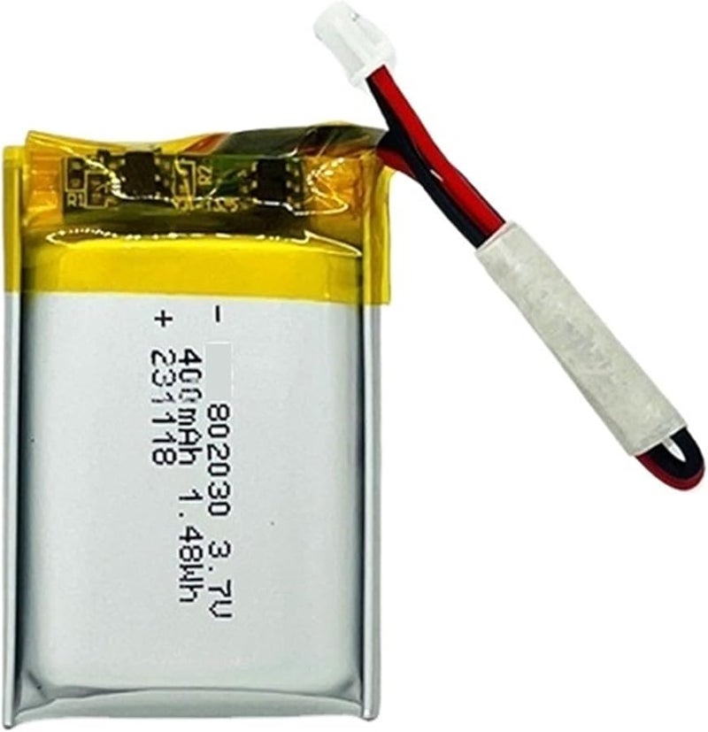 802030 3.7V 400mAh بطارية ليثيوم بوليمر 1 قطعة خلية ليثيوم بوليمر قابلة لإعادة الشحن - Image 2