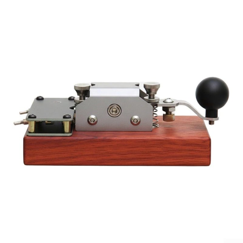 Manual Telegraph Key With Sound Light Morse Code Learning USB Computer Compatible Size B - Image 2