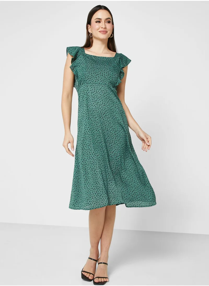 ELLA Ditsy Print Dress
