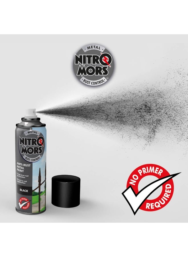 Nitro Mors Nitromors Anti-Rust Hammered Metal Spray Paint No Primer Required Color White 500ml - Image 5