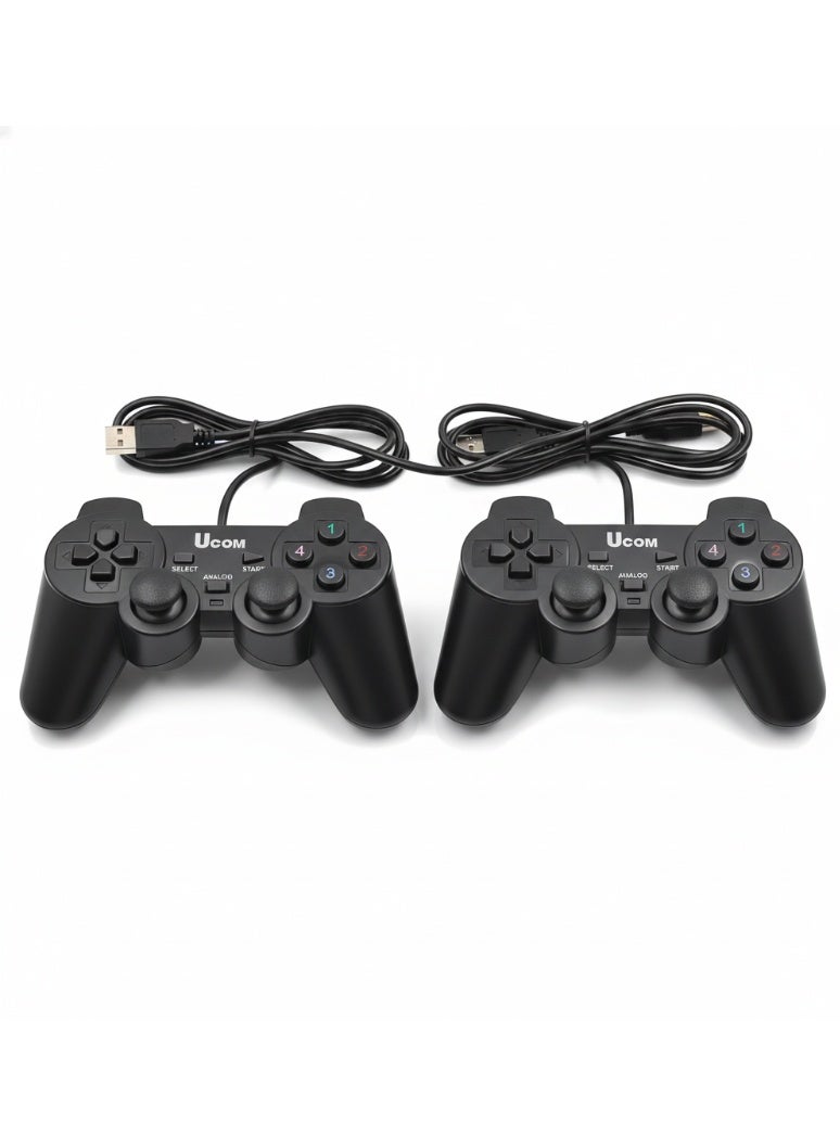 Wired USB Game Controller – Double Gameped, Dual Analog Joysticks, Vivid Action Buttons,1.8 Cable and Seamless PC Integration - Image 1