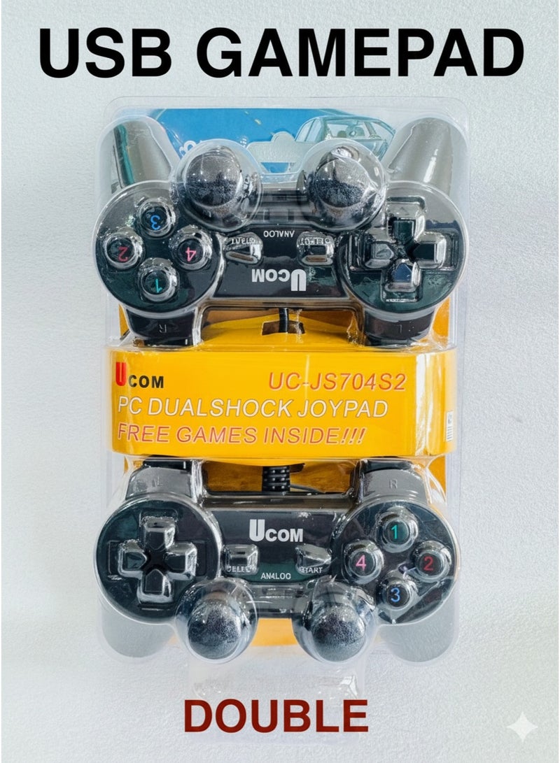 Wired USB Game Controller – Double Gameped, Dual Analog Joysticks, Vivid Action Buttons,1.8 Cable and Seamless PC Integration - Image 5