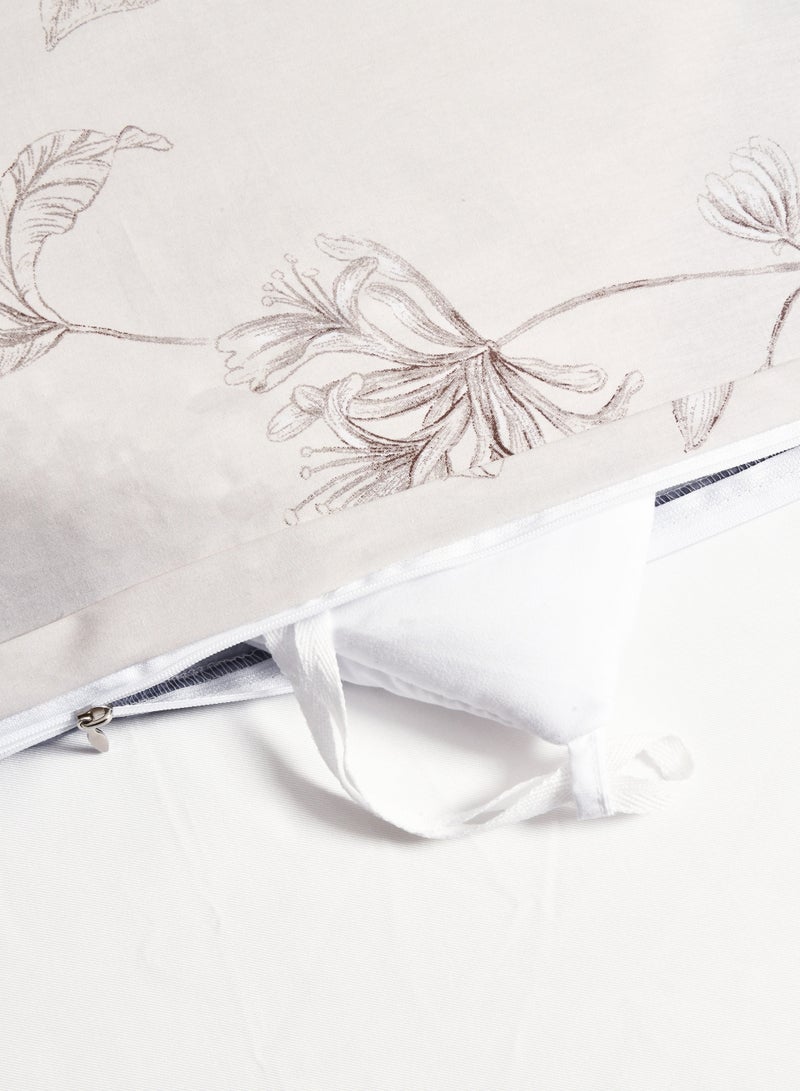 Master Home Textile Cotton Floral Comforter Sets, 7 Pcs, 100% Cotton 200 Thread Count, With Removable Filling, Veronica Series - Image 5