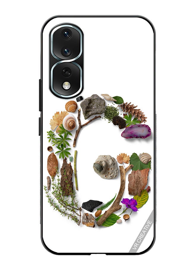 VR CREATIVE Protective Case Cover For Honor 80 Pro Alphabet G Design Multicolour - Image 1