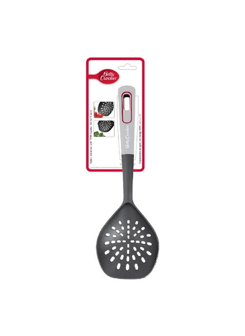 High-Quality Nylon Skimmer with Thermoplastic Rubber Handle Black and Grey 42 x 34 x 41.5 cm BC4099