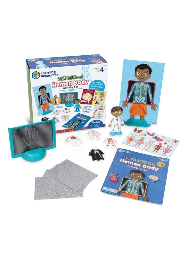 Learning Resources - Skill Builders! Human Body Activity Set 17 Pieces Ages 4+ Preschool Learning Activities Preschool Science Preschool Activity Book Human Body Parts For Kids - Image 1