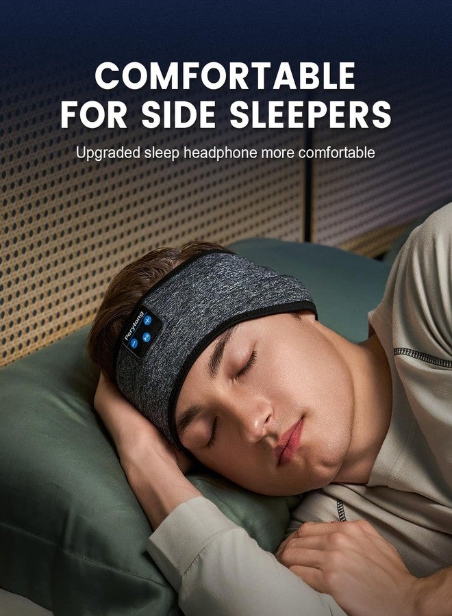 Perytong Sleeping Headphones Headband for Sleep, Sleep Headphones Soft Sleep Earbuds Bluetooth Headband On Over Ear Headphones, Gifts for Women Men Mothers Fathers Birthday Christmas Valentine's Day - Image 2