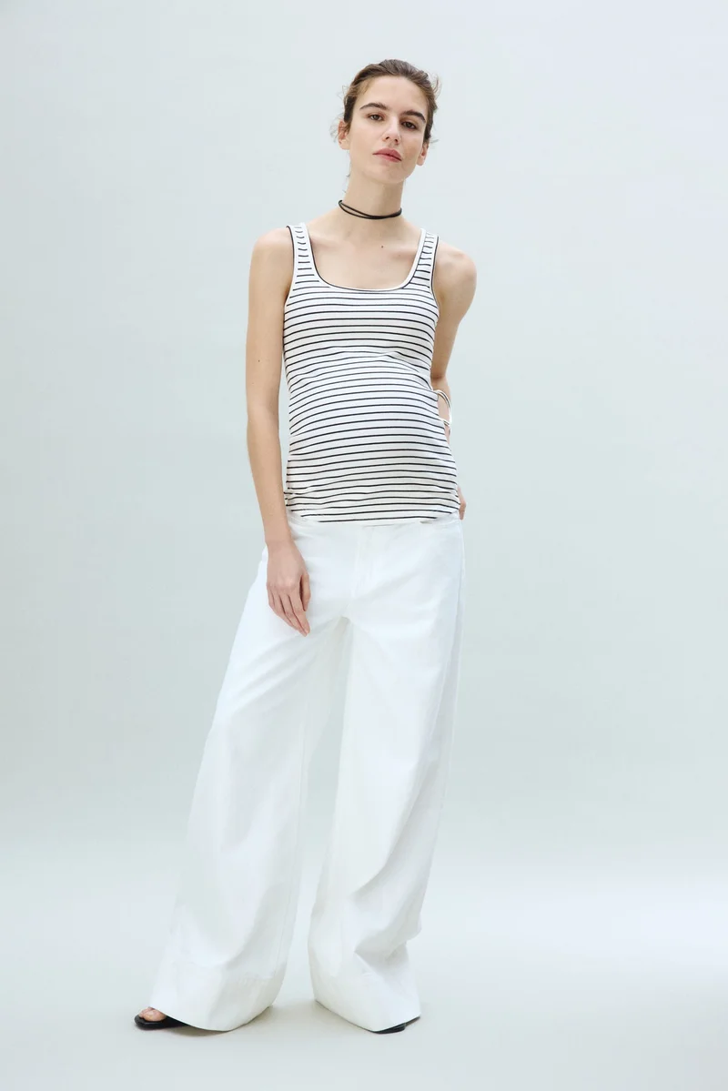 H&M MAMA Ribbed vest top