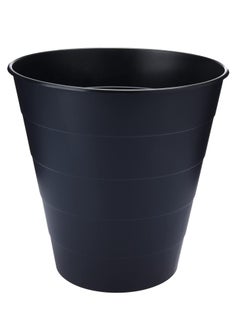 Beauenty Fence Trash Can, 10 Liter Capacity  Black, Plastic, Opens from the Top  - Image 1
