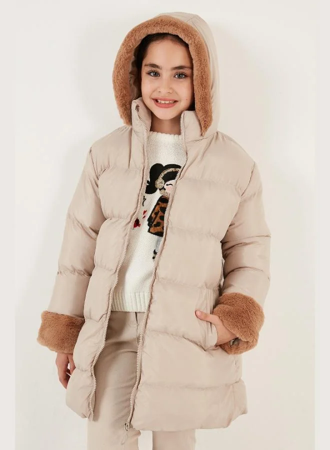 Lela Lela Soft Lined Hooded Puffer Coat Girls' Coat 5761981