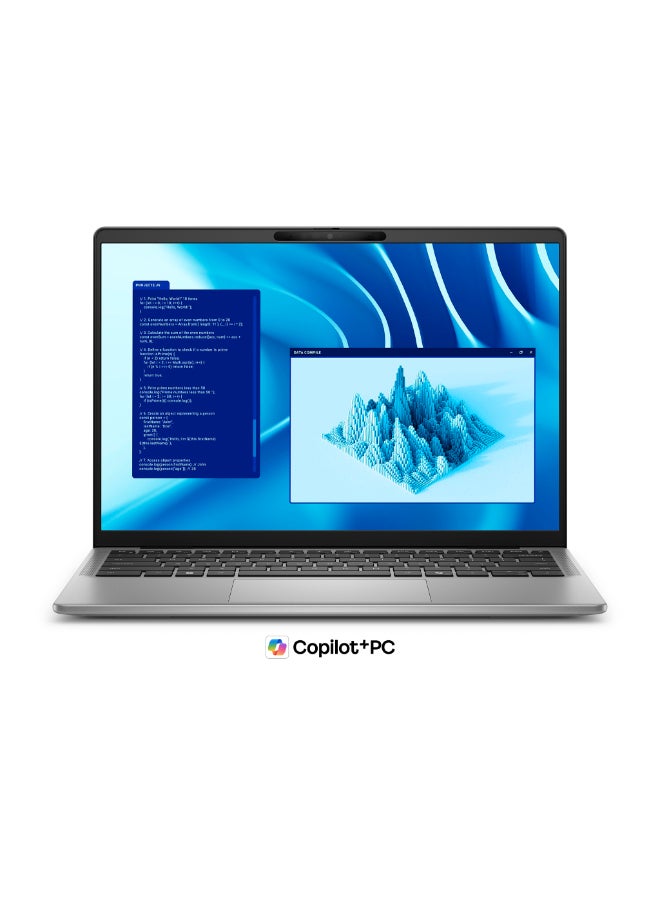 (Upgraded Version) Latitude 7455 (2025) Laptop With 14-Inch QHD+ Display, Snapdragon X Elite Processor/32GB RAM/1TB SSD/Qualcomm Adreno Graphics/Windows 11 Pro English Grey
