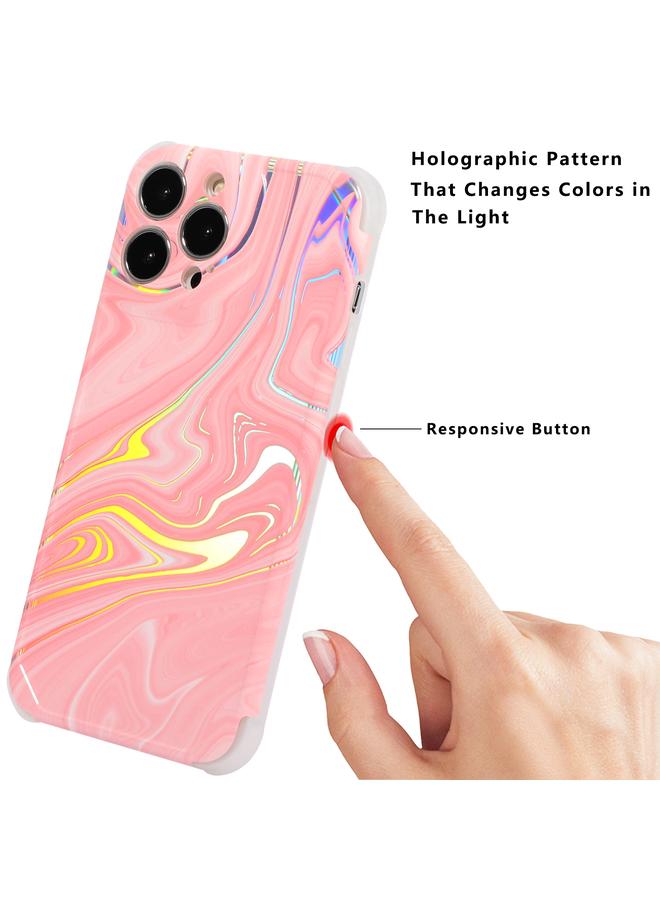 Zaboon Case For iPhone 13 Laser Marble TPU Phone Case - Image 2