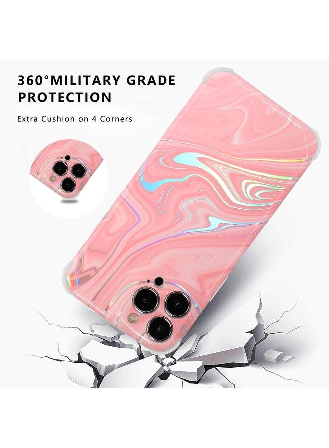 Zaboon Case For iPhone 13 Laser Marble TPU Phone Case - Image 3
