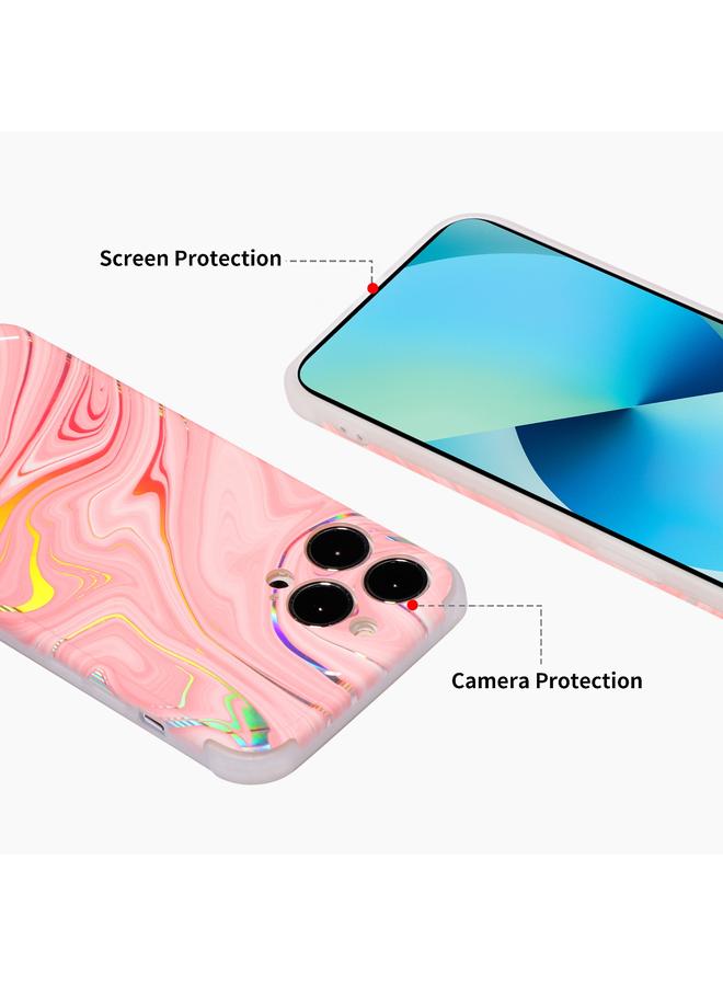 Zaboon Case For iPhone 13 Laser Marble TPU Phone Case - Image 4