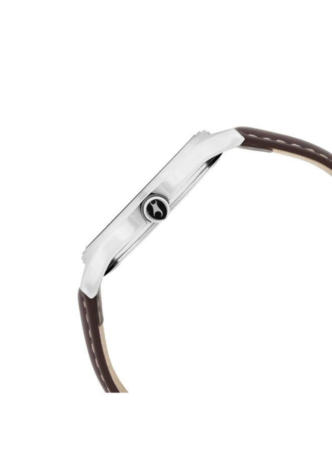 fastrack ساعة Fastrack Bare Basics Analog Blue Dial للرجال - 3247SL01/NP3247SL01، أزرق، حزام، أزرق، حزام - Image 4