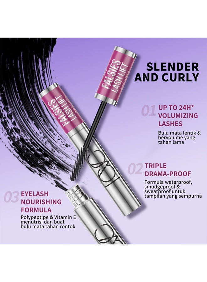 ICVC The Falses Lash Lift Mascara, Slender And Curly, Fast-Drying Film Formation, Waterproof Mascara - 6G - Image 4