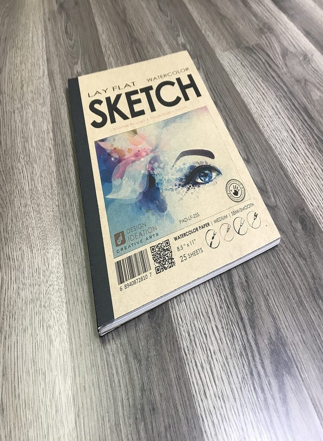 Design Ideation Lay Flat Sketch. Removable Sheet Sketchbook. Premium Paper. Smart-Bind Reinforced Lay Flat Binding. (8.5" x 11") LF-2550-LS (1 Book) - Image 2