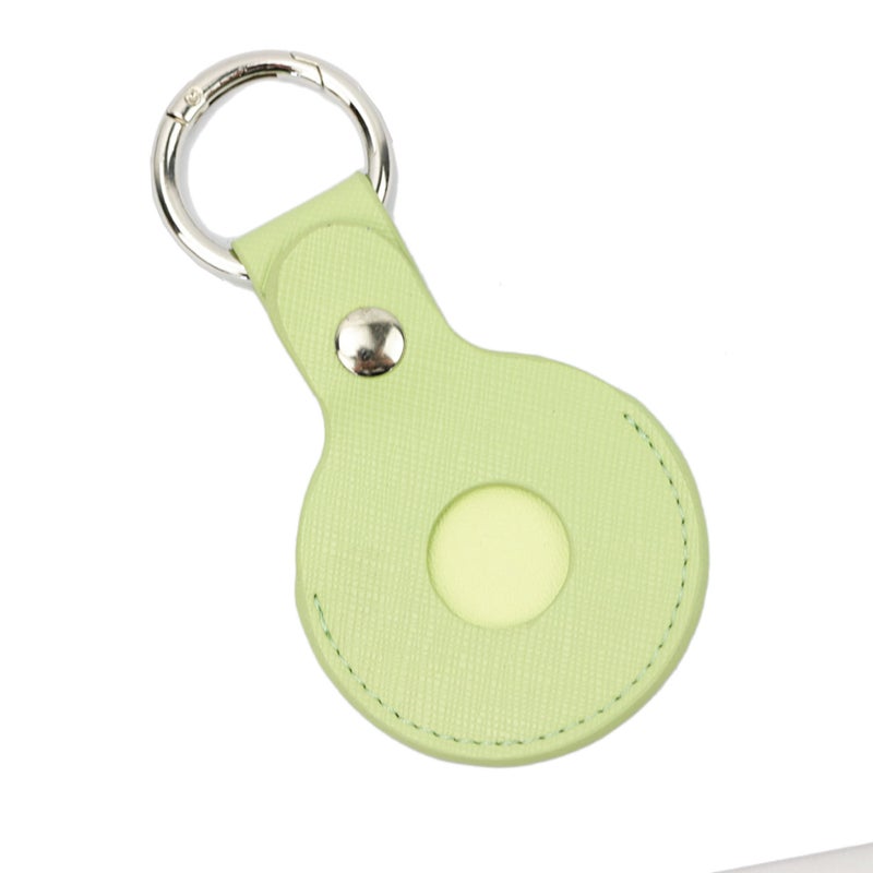 Apple Airtag Protective Case Dog Anti-Loss Tracker Locator Protective Shell Keychain Pendant Light Luxury Style Genuine Leather - Image 1