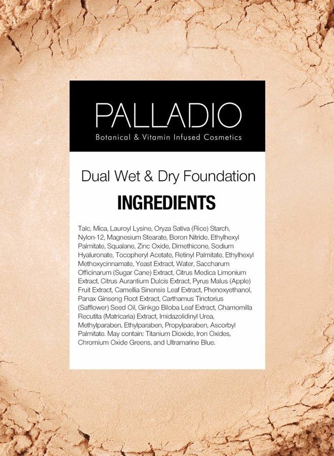 PALLADIO Dual Wet and Dry Foundation Refill Pan with Sponge, Squalane Infused, Apply Wet for Maximum Coverage or Dry for Light Finishing and Touchup, Minimize Fine Lines, All day Wear (NATURAL CLARY) - Image 4