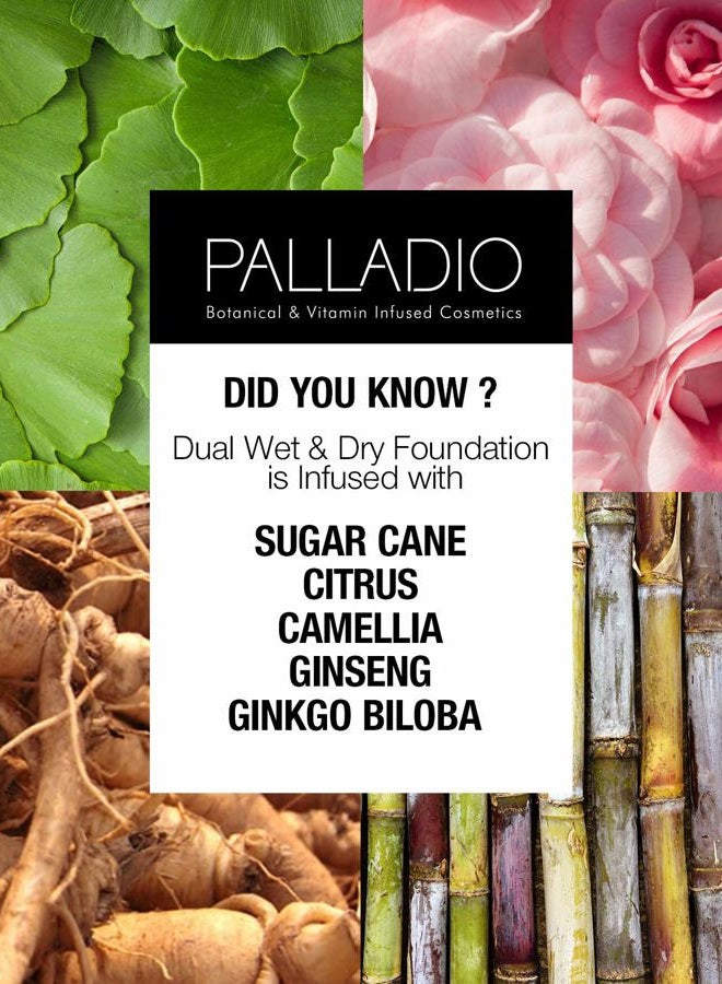 PALLADIO Dual Wet and Dry Foundation Refill Pan with Sponge, Squalane Infused, Apply Wet for Maximum Coverage or Dry for Light Finishing and Touchup, Minimize Fine Lines, All day Wear (NATURAL CLARY) - Image 3