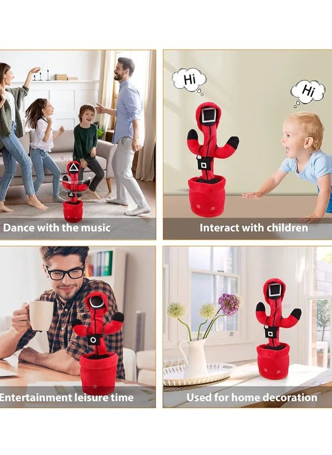 A unique and fun talking and dancing squid toy for children. The squid is characterized by its ability to move and dance in an attractive way, and it also speaks with fun sounds.