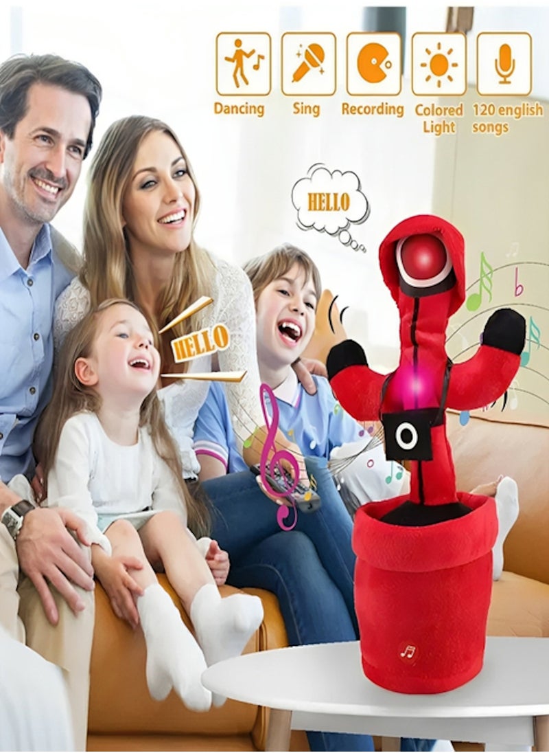 A unique and fun talking and dancing squid toy for children. The squid is characterized by its ability to move and dance in an attractive way, and it also speaks with fun sounds.