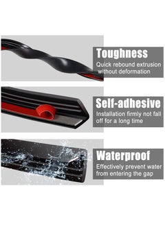 SYOSI 4M Car Window Side Seal Strip, Weatherproof, Soundproof, and Dust-Resistant Rubber Seal Strip for Enhanced Insulation and Trim Molding  - Image 4