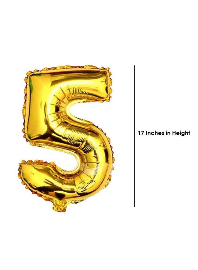 بالونيستيكس بالون فويل سادة من Balloonistics، يحمل الرقم 25، مقاس 17 بوصة (ذهبي، عبوة من قطعتين) - Image 4