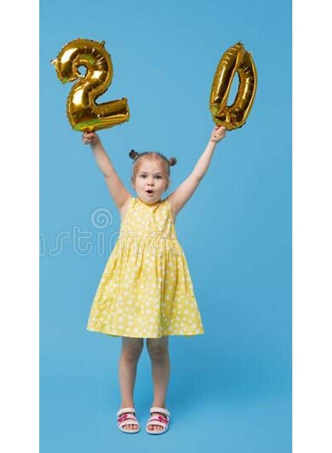 بالونيستيكس بالون فويل سادة من Balloonistics، يحمل الرقم 25، مقاس 17 بوصة (ذهبي، عبوة من قطعتين) - Image 5