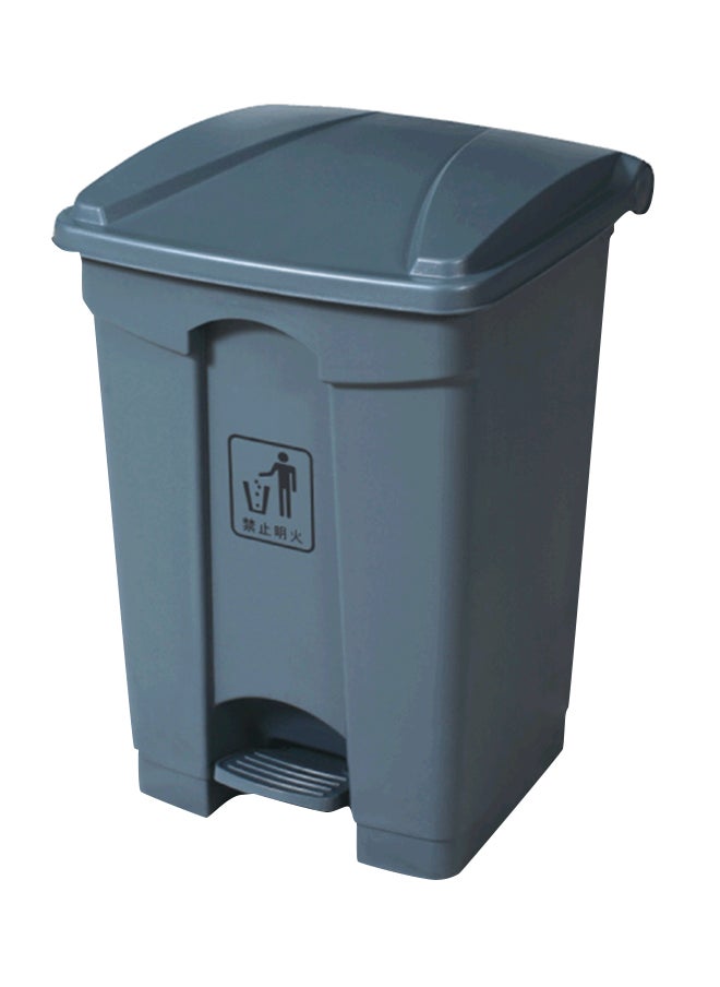 Loquat 45 Litre Waste Bin | Dust Bin | Garbage Bin | Pedal Bin | Trash Bin | Step on Waste Bin with Pedal Grey 45Liters 