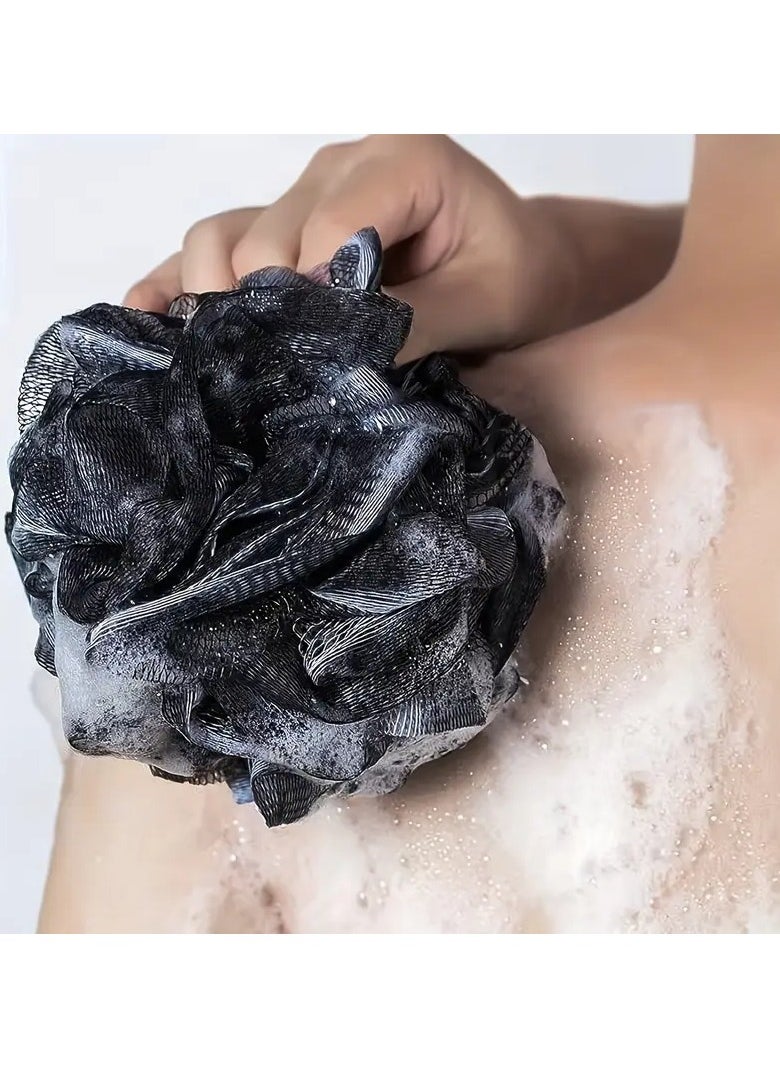 Goolsky 3pcs/set Bath Back Exfoliating Set, Loofah Sponge, Bath Glove, Exfoliating Bath Washcloth Towel, Back Scrubber For Shower, For Spa, Massage And Body Scrubs, Body Scrubber Bathing Accessories  - Image 5