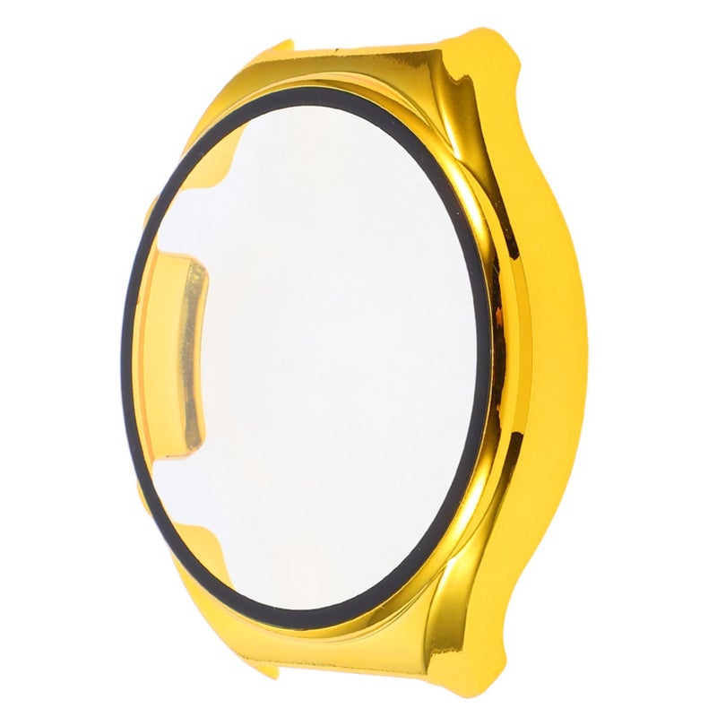 Golden Tempered Glass Case for Watch Scratch Resistant Protective Cover - Image 2