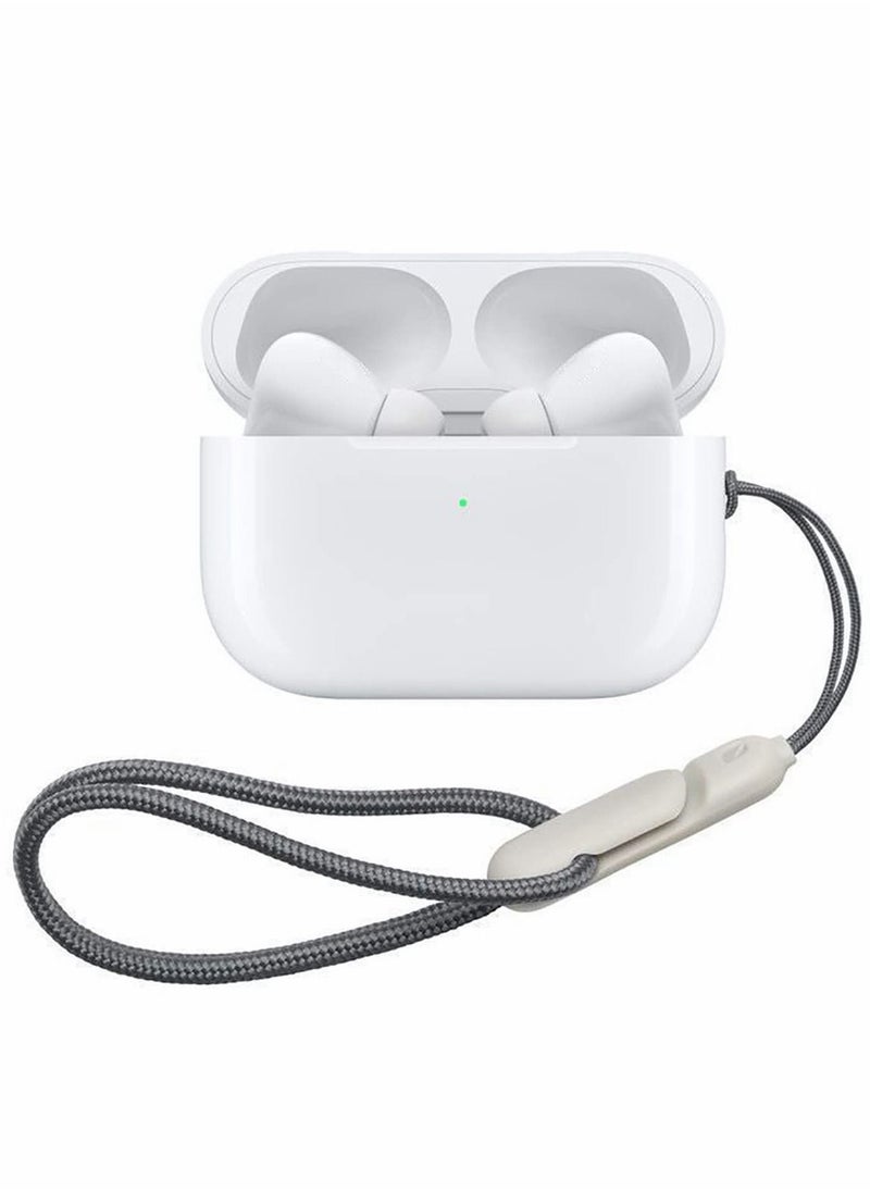 Excefore - Lanyard Compatible with AirPods Pro 2, 2022 New Wireless Bluetooth Headphones Anti-Lost Lanyard Earbuds Cover Braided Rope (Gray) - Image 1