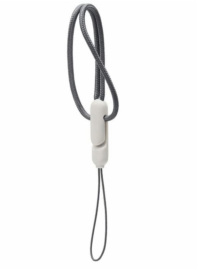 Excefore - Lanyard Compatible with AirPods Pro 2, 2022 New Wireless Bluetooth Headphones Anti-Lost Lanyard Earbuds Cover Braided Rope (Gray) - Image 1
