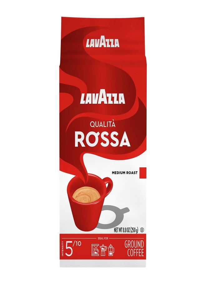 Lavazza Qualita Rossa - Caffe Ground Espresso - 8.8-Ounce Bricks Pack Of 4 - Image 1